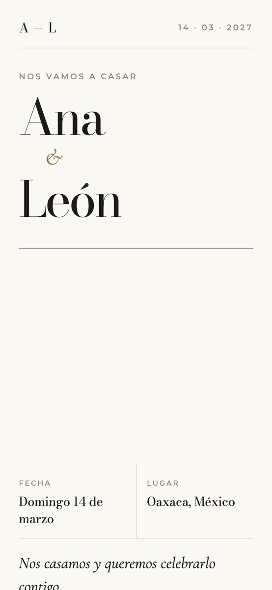 Diseño aurelia: portada editorial con los nombres en Didot